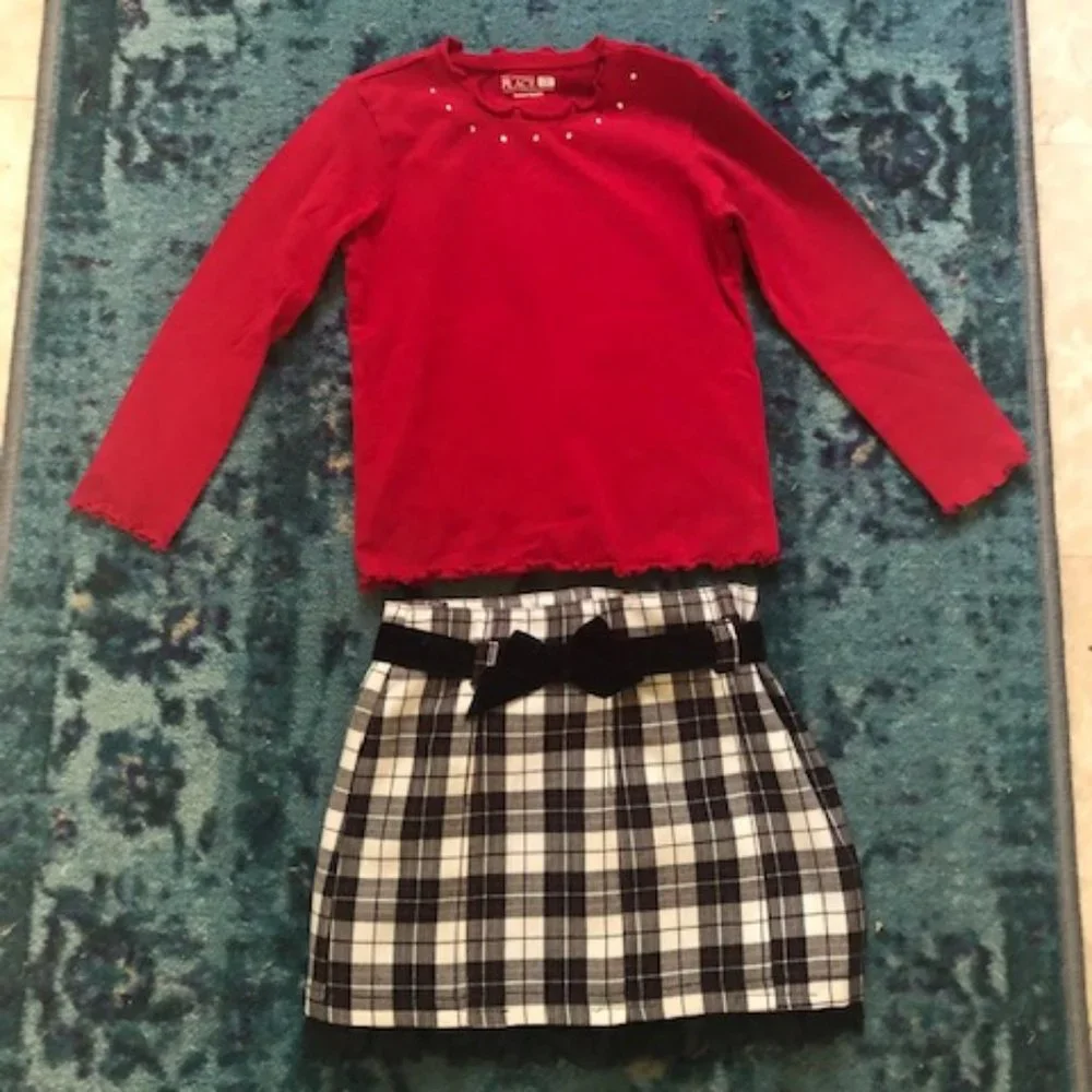The Children's Place Christmas Outfit Girls 4